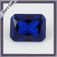 Factory Price for Rectangle Cut Blue Sapphire Stone